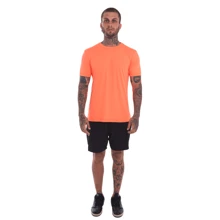 Dry Fit 100% Polyamide Cold Knit Men's Running Top - 橘色 - 查看 3