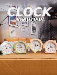 Cartoon House Alarm Clock - Cartoon House Alarm Clock: Functionality And Style In A Compact Design - Multicolor - View 2
