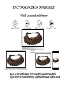 Woven Synthetic Hair Braid Headband - Mocha Brown - View 8