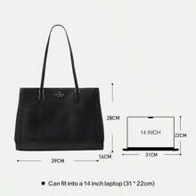 Kate Spade 经典心形女士手提包 - 优雅顶部提手单肩包 - 黑色 - 查看 6