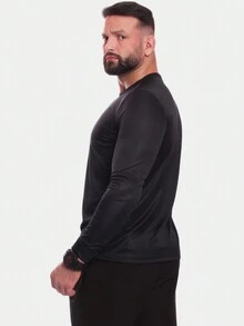 Kit Of 2 Men's Long Sleeve UV Sun Protection T-Shirts In Black - 彩色 - 查看 3