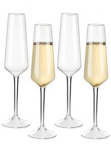 MICHLEY 2Pcs Champagne Flutes Glasses Set, Unbreakable Tritan Plastic Sparkling Wine Glass, Anniversary, Wedding Parties Gifts, Valentine's Day Gift, Party, Birthday Recoration, For Outdoor, Camping, Gift For Father