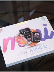 Smartwatch HW Mini 2 With 7 Straps 41mm Launch 2024 Chat GPT GPS Compatible IOS And Android - 黑色 - 查看 4