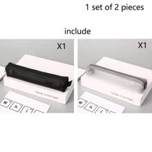 1pc/2pcs/3pcs Minimalist Transparent Mesh Pencil Case, Student Exam Supply Pouch, Mini Square Storage Bag Back To School, Back To School, School Supplies, Pencil Pouch, School Bag