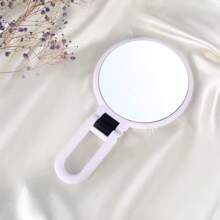 Portable Travel Mirror - 5X Magnifying Folding Cosmetic Mirror - Desktop Makeup Mirror - For Check Your Makeup - White - View 6