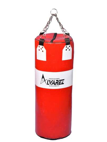 Sport Alvarez Costal Saco Boxeo LONA con cadena y argolla vacío duradero para entrenar Box, Kick Boxing, Taekwondo, MMA