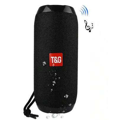 T&G TG117無線戶外防水便攜式低音炮音響揚聲器，適用於騎行，防震，戶外揚聲器，防水，支持TF卡，FM收音機，多功能