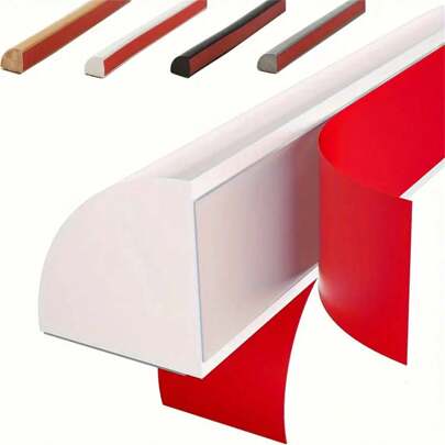 1 rolo de 78,74 polegadas, flexível, autoadesivo, tira decorativa triangular descascável para acabamento de moldura à prova d'água, tira de calafetagem para cantos de parede, bordas de armários, bordas de tetos, bancadas, bordas de azulejos, adesivos, decalque de parede, decalque de vinil para decoração de casa, itens de decoração de primavera para renovar sua casa, adesivos de decoração para festivais, presentes de aniversário e formatura