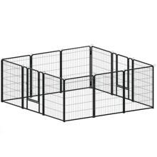 Froadp Puppy Playpen, Dog Enclosure, Puppy Playpen, Small Animal Freedom Park - Black - View 6