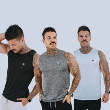 Dry Fit Tank Top Academia Furadinha Training - Grey - View 2