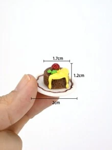 1:12 Dollhouse Miniature Realistic Cake & Bubble Tea Model, Diorama Decor, Photography Prop - Multicolor - View 4