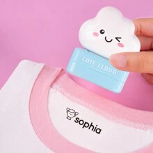 1 Phim hoạt hình Đám mây Gấu Con dấu Tên tùy chỉnh Con dấu Đồ chơi Không thấm nước Quần áo Học sinh In Tên Có thể giặt Không phai Trẻ em Con dấu Tên tùy chỉnh Phim hoạt hình Đám mây Tên tùy chỉnh Quà tặng - nhiều màu - Xem 8