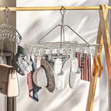 Clothesline 40 Clips Apartment Clothes Pegs Stainless Steel Rectangle 40.6X30.3Cm - 1 CÁI - Xem 3