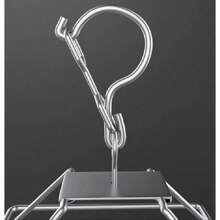 Clothesline 40 Clips Apartment Clothes Pegs Stainless Steel Rectangle 40.6X30.3Cm - 1 CÁI - Xem 2