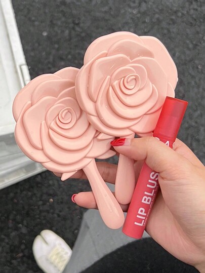 1pc Personalized Compact Mirror, Customized Name Mirror, Small Mirror, Single Lady Gift, Bride Gift, Bridal Party Gift, Bridesmaid Gift, Gift, Salon Hairstylist Makeup Handheld Mirror With Handle, Portable Travel Mirror, Suitable For Women, Mothers, Wives, Sisters, Teenage Girls, Gifts For Mom, Girlfriend (Pink), Vanity Mirror, Home Decor For Living Room, Bedroom, Bathroom, Travel Essentials, Wedding, Party, Birthday, Best Gifts For Mom Dad Friends Teachers, New Year, Accessories, Fun Gift, Suitable For Travel, Home Or As A Gift,Makeup,Cheap,Room Decor,Vanity,Travel,Bedroom,Makeup Accessories,Mirror,Vanity Mirror,Mini Mirror,Compact Mirror,Mirror Small,Hand Mirror