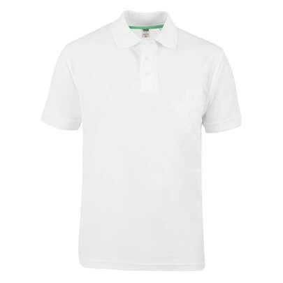 Duke Mens D555 Grant Pique Kingsize Polo Shirt (White)