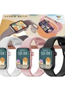 Smartwatch HW9 Mini 41mm New Model Launch Smart Watch Men And Women Thin Wrist - 粉色 - 查看 3