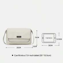 Kate Spade Túi đeo chéo nhẹ cho nữ Túi da đeo vai Túi vuông nhỏ Túi xách trang phục thanh lịch Quà tặng KB135020 - trắng - Xem 5