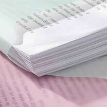8/4/1pc A4 Size DIY-Compliant Plastic Clasp File Bag Thickened To Accommodate Large Amounts Of Documents, Paper, Exams, Etc