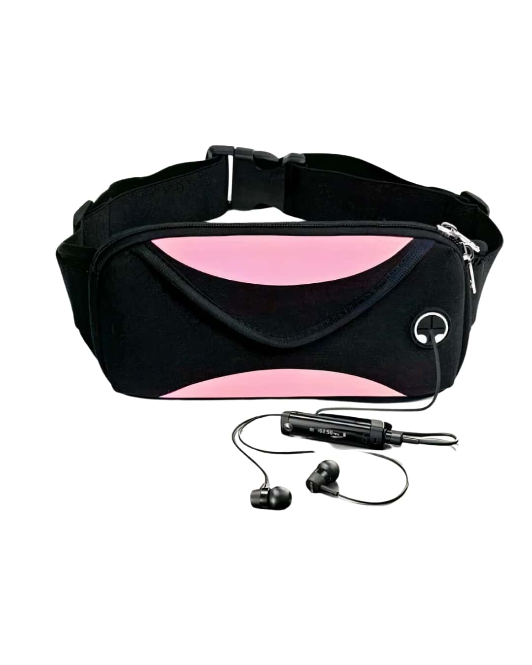 Pochete Corrida Esportiva Impermeável Porta Celular Fitness Masculina Feminina Doleira - Rosa chiclete - Visão 1
