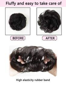 高温丝质发圈适合女士，多色球头弹力蓬松包卷发适合日常、派对佩戴