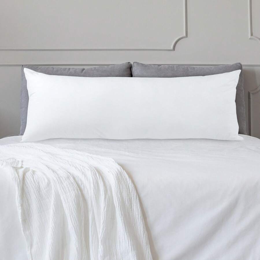 Elegant Comfort Long Full Body Pillow Insert Poly-Cotton Shell Siliconized Fiber Filling - Multicolor - View 1