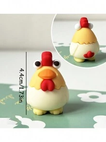 1 件农场主题蛋糕装饰拖拉机小猪小鸡蛋娃娃装饰果树蛋糕装饰奶牛蛋屋蛋糕装饰装饰 - 彩色 - 查看 5