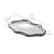 1pc Cloud-Shaped Ceramic Tray, Versatile Jewelry Organizer Dish For Bracelets, Earrings, And Necklaces, Stylish Candy Container Perfect For Entryway Table Decor, Ideal For Birthday Celebrations, Home Party Decorations, And Desktop Accents, Thoughtful Holiday Gifts For Family, Friends, And Loved Ones, Perfect For Back To School, Thanksgiving, Christmas, And New Year Festivities