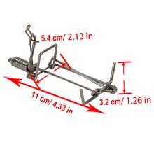 1/2/3/4/5 Outdoor Stainless Steel Mole And Gopher Coil Spring Kill Trap Catcher - Brown - View 3