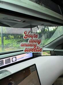 Car Air Freshener Sheets, Wardrobe Air Freshener, Fragrance, Rearview Mirror Decoration, Car Interior Decor Pendant, Natural Fragrance Air Purifier, Anime Cartoon Toilet Fragrance Bag, Living Room/Office/Bedroom Wall Hanging