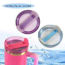 1 Cốc Xe Hơi 40oz Nắp Chống Nước Đầy Màu Sắc, Được Làm Bằng Chất Liệu PS, Dành Cho Cốc Có Tay Cầm 40oz - Nhiều màu - Xem 11