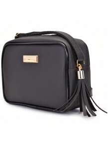 Women's Bag Kit 2 Pieces Medium Square Black Crossbody + Small Oval Black Crossbody - 彩色 - 查看 8