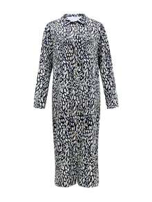 Sukienka damska jednorzędowa, średniej długości, z kołnierzykiem, kieszeniami, na wiosnę i jesień