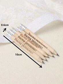Crayons personnalisés, set de crayons personnalisés pour papeterie de mariage, faveurs de mariage rustique pour les invités en gros, set de crayons gravés uniques pour la rentrée scolaire