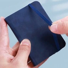 1pc Portable A7 Notepad 200 Pages Carry-On Portable Small Notebook Pocket Mini Hand-Held Notes