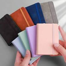 1pc Portable A7 Notepad 200 Pages Carry-On Portable Small Notebook Pocket Mini Hand-Held Notes