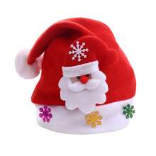 Christmas Hat, Adult Santa Hat, Classic Red Santa Hat For Christmas And New Year Holiday Parties(Accessories Are Randomly Matched And Do Not Affect Use) Best Gifts Birthday