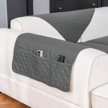 1pc Solid Color Waterproof Anti-Slip Washable Thin Blanket, Suitable For Small/Medium/Large Cats & Dogs, Applicable For Pet Sofa, All Seasons