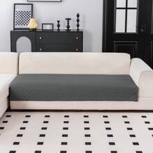 1pc Solid Color Waterproof Anti-Slip Washable Thin Blanket, Suitable For Small/Medium/Large Cats & Dogs, Applicable For Pet Sofa, All Seasons