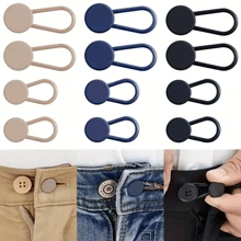 12 botones de expansión para extender el cuello de los jeans, botón de expansión instantánea sin costuras para la cintura de los pantalones, cinturón de expansión de cintura de pantalones para hombres y mujeres