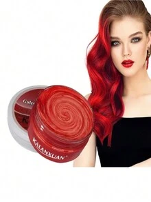 Cera para pintar y peinar cabello color rojo - Rojo - Ver 3