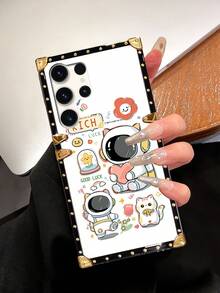 1pc Fashionable Astronaut Cat Pattern Rectangle Shock-Resistant Phone Case Compatible With Apple IPhone 16 Pro Max/16 Plus/16/16 Pro/15 Pro Max/15 Pro/15/14 Plus/15 Plus/14 Pro Max/14 Pro/14/13 Pro Max/13 Pro/13 Mini/13/12/12 Pro/12 Pro Max/12 Mini/11 Pro Max/11 Pro/11/XS Max/XR/X/XS/7 Plus/8 Plus/7/8/SE2/SE3/6 Plus/6s Plus/6/6s And Samsung Galaxy S24+/S24 Ultra/S24/S24 FE/S23+/S23 Ultra/S23 FE/S23/S22+/S22 Ultra/S22/S21+5G/S21 Ultra/S21 FE 5G/S21 5G/S20+/S20 Ultra/S20 FE/S20/A73 5G/A72/A55 5G/A54/A53 5G/A52/A52s 5G/A42 5G/M42 5G/A35/A34/A33 5G/A32 5G/M32 5G/A32 4G/A25 4G/5G/A24 4G/A23 5G/A22 5G/A22 4G/M32 4G/M22/A15 4G/5G/A14/A13 5G/A04s/A13 4G/A12/M12 4G/A05s/A05/A04e/M04/A04/F15/M15/M13 5G/Note20 Ultra/Note20/Note10+/Note10/M62/M53 5G/M52 5G/M34 5G/F34/M33 5G/M31/M23/M14 5G/M13/Z Flip3 5G, Redmi Note13 Pro 5G/Note13 5G/Note12 Pro+ 5G/Note12 Pro 5G/Note12 4G/Note12 5G/POCO X5 Pro/Note12/POCO X5/Note11S 5G/POCO M4 Pro 5G/Note11 Pro+ 5G/Note11 Pro 5G/Note11 Pro 4G - Multicolor - View 5