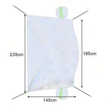 Car Windscreen Mirror Cover Frost Ice Snow Shield Sun Dust Screen Protector - 杏色 - 查看 4