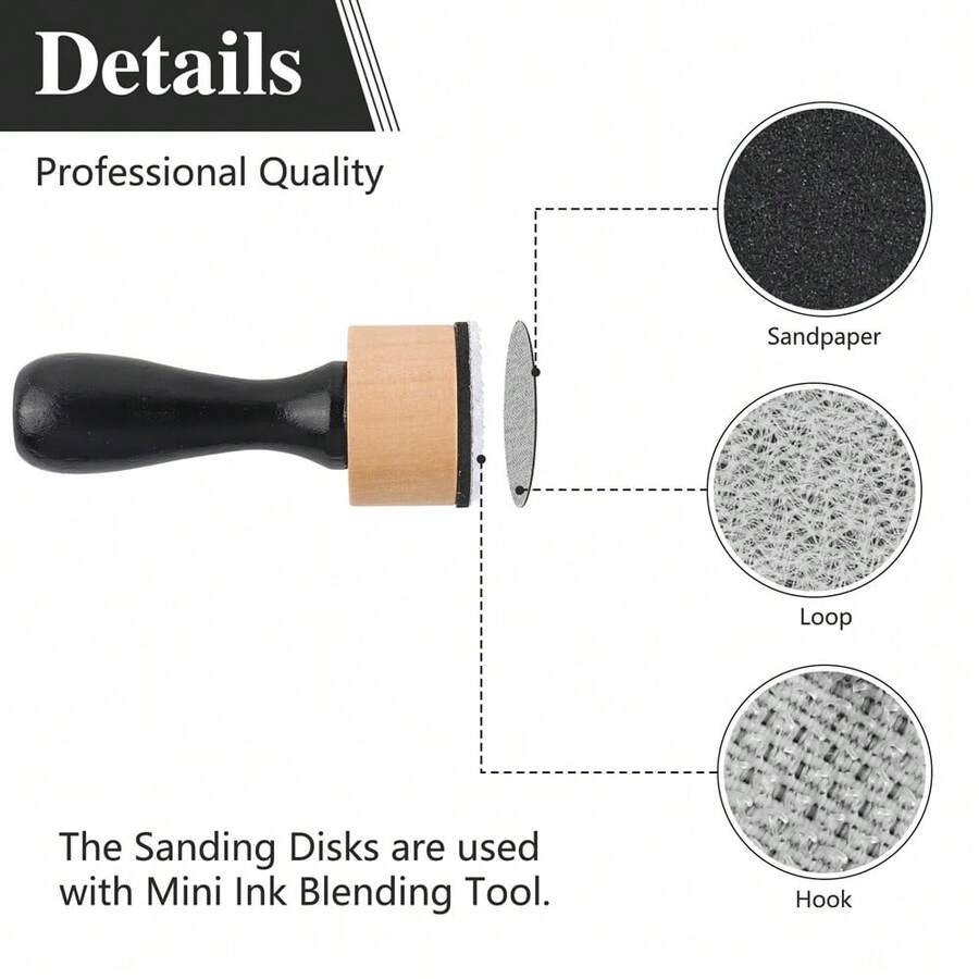 Mini Distress Stamping Tools For Card Making Pad Ink Sanding Disks