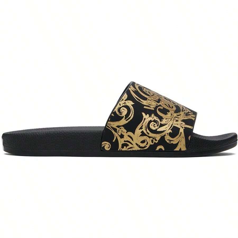 Versace Jeans Couture | Sandalias deslizantes Watelor Couture negro - por defecto - Ver 1