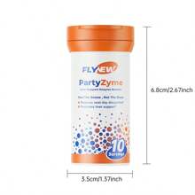 PartyZyme, Pre Drinking Pills, Better Morning After Drinking, Prevent Discomfort After Drink, Enzyme Booster Made In USA, NADH, DHM, L-Theanine, Vitamin C, 10 Tablets - Khác - Xem 3