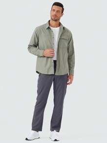 ZUTY Leichte Herren Wanderhosen atmungsaktiv schnelltrocknend passgenau wasserdicht für Camping Angeln Laufen Sport Jogginghose