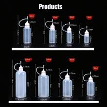 5 PCS Spiked Bottle Squeeze Plastic Bottle Syringe Bottle L 5/10/15/20/30/50/100/120ml Liquid Dispensing Bottle Drip Bottle Dispensing Jug Home Bathroom Decor Fall Decor Back To School - Multicolor - View 7
