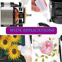 5 PCS Spiked Bottle Squeeze Plastic Bottle Syringe Bottle L 5/10/15/20/30/50/100/120ml Liquid Dispensing Bottle Drip Bottle Dispensing Jug Home Bathroom Decor Fall Decor Back To School - Multicolor - View 5