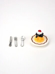 1:12 Dollhouse Miniature Realistic Cake & Bubble Tea Model, Diorama Decor, Photography Prop - Multicolor - View 10